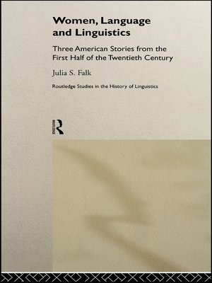 cover image of Women, Language and Linguistics